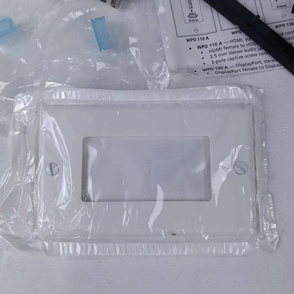 Extron WPD 140 A VGA Stereo Audio Control Wall Plate 70-766-23 New